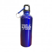 17oz Aluminum Water Bottle with Carabiner
